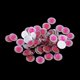 thumbnail image 5 of 50 UNIDS 12mm Redondo Resina Rhinestone Plano Posterior Scrapbooking Teléfono Boda DIY 7 Colores Disponibles Rosa caliente Baoblaze Artes de los botones de la parte posterior plana, 5 of 5