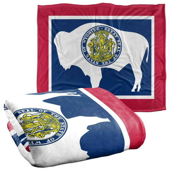 Wyoming Flag Officially Licensed Silky Touch Super Soft Throw Blanket 50' x 60'