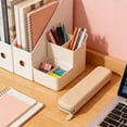 thumbnail image 2 of Kyusrd Desktop Stationery Organizer Pencil Pouch,Large Capacity Zipper Storage Bag with Simple Style,Versatile Desk Organizer, 2 of 6
