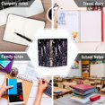 thumbnail image 6 of FORMRS 1-Subject Spiral Notebook 8" x 5" College Ruled 60 Refillable Sheet A5 Hard Cover, Light Purple Flowers, 6 of 7