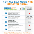 thumbnail image 6 of Power by Naturals Sea Moss Plus: USDA Organic Irish Seamoss, Bladderwrack, Burdock Root Supplement Gut, Energy, Immunity Health - 2 Botttles, 6 of 13