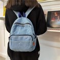 thumbnail image 2 of Small Backpack Purse for Teen Girls Grunge Accessories Purse Backpack for Women Mini Backpack Purse (Light blue), 2 of 7