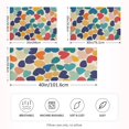thumbnail image 2 of Yayeee Pillowcase Queen Size Set of 2 Satin Wrinkle Resistant Pillow Case, Colorful Clover Pattern, 2 of 7