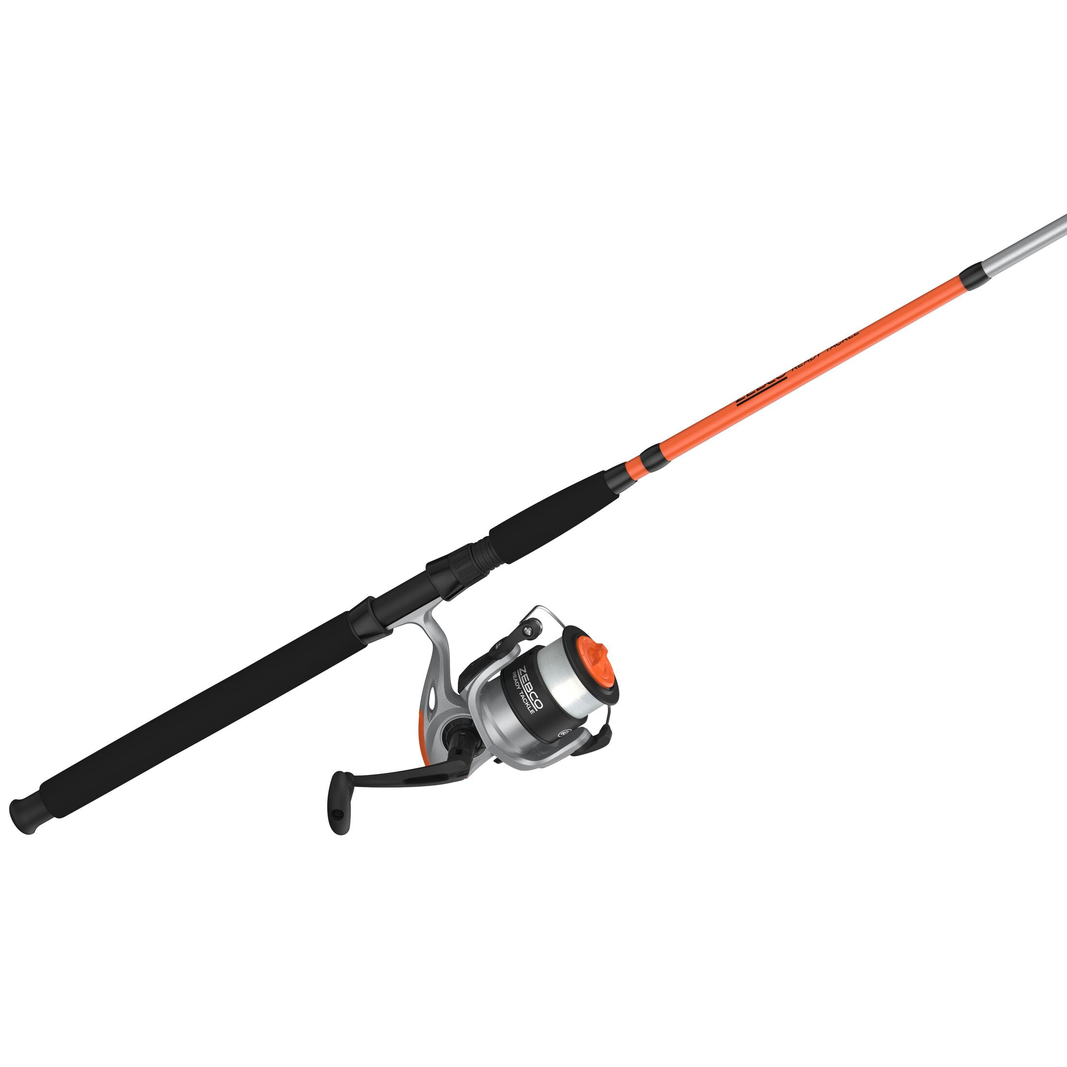 Zebco Ready Tackle Catfish Spinning Combo, 8-Foot, 2-Piece Fishing