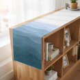 thumbnail image 6 of Table Runners 72 Inches Long Dress Scarves, Blue Coastal Wave Farmhouse Kitchen/Dining Table Runner, Coffee Tablerunners, Summer Ocean Nautical Beach Ombre 16x72 Inch, 6 of 9