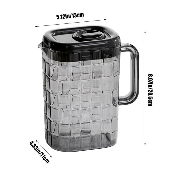 Pisexur Batería de cocina Hervidor de agua fría Light Luxurys para sala de estar, gran capacidad, 2 l, blanco frío, juego de tazas de agua para el hogar, refrigerador para la cocina del hogar