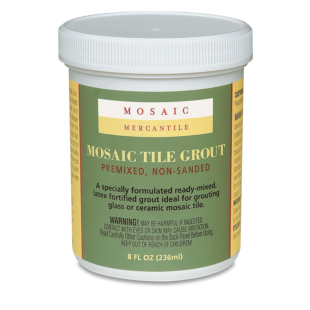 Mosaic Mercantile Premixed Tile Grout 8 oz, Black