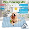 thumbnail image 2 of Esterilla refrescante para perros, almohadilla refrescante para dormir, manta refrescante de seda fría lavable para sofá cama de perrera, 2 of 5