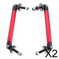 thumbnail image 1 of 2x 2X Frontal Ajustable Divisor de Viento Protector de Labio de Barbilla Soporte de Barra Rojo 2 piezas, 1 of 8