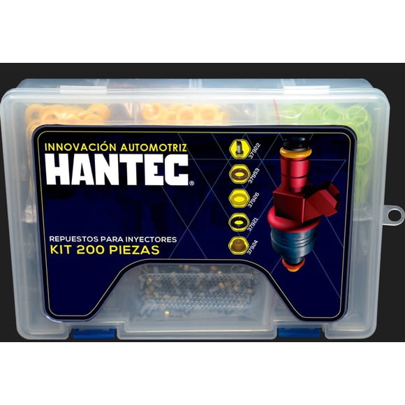 Hantec Kit de Orrings Reparación Inyectores 200 Piezas Hantec Herramienta Automotriz