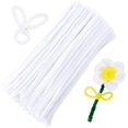 thumbnail image 1 of 150 Pieces White Pipe Cleaners, Pipe Cleaners Chenille Stem, Craft Pipe Cleaners, Art Pipe Cleaners, Pipe Cleaners Bulk for Creative Home Arts and Cra, 1 of 4