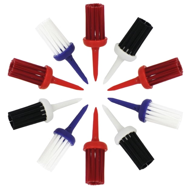 Paquete de 10 Tees de golf Sunnimix cepillo Conductor 62 mm