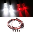 thumbnail image 2 of 2x Kit de 4 Luces LED Rc Camión Kit LED Delanteros RC Luz Trasera 3 Mm, 2 of 9