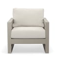 thumbnail image 5 of Steve Silver Dalilah Gray 29" Aluminum Patio Arm Chair, 5 of 7