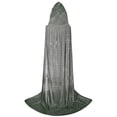 thumbnail image 2 of Unisex Halloween Hooded Cloak Costumes Party Cape Fashion Halloween Cloak Masquerade Party Blouse Fashion Color Top, 2 of 3