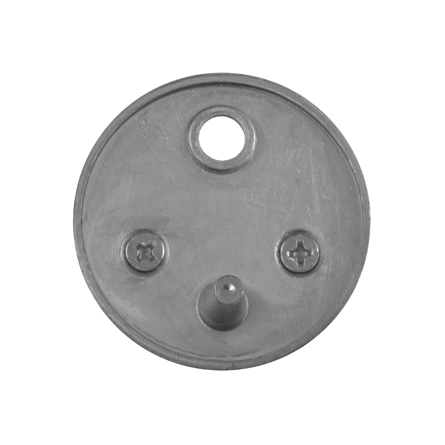 5-Pack Dome Floor Mounted Door Stops with Rubber Stopper, Satin Nickel, Heavy Duty Zinc Construction – Design House, WM318188