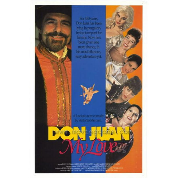 Posterazzi MOVEH4646 Don Juan Mon Amour Affiche de Film - 27 x 40 Po.