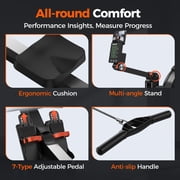 YOSUDA R2 Air Rowing Machine for Home Use with Self-Powered Monitor, 53.7 Slide Rail, Professional Adjustable Air Resistance Rower, Ergonomic Comfort Seat & Easy Vertical Storage