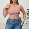 thumbnail image 2 of Lenpel Women's Plus Size Strapless Bras Seamless No Underwire Push up Bandeau Bras Comfortable Tube Top Bralettes, 2 of 7