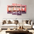 thumbnail image 2 of Elephant Stock Beauty Famous Quote I Wall Art - Horizontal Multi Panel Canvas - Living Room Wall Decor - Inspirational And Typography Multi Panel - Black And White Decor - 75" x 48", 2 of 8