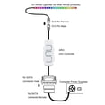 thumbnail image 4 of Computer Accessories ARGB Controller, 5V 3 Pin Power Supply for PC Fans, Chassis, Radiators, with Easy , Cool Lighting Modes, Extended Cable Design., 4 of 7