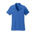 thumbnail image 5 of Port Authority Ladies Cotton Touch Performance Polo-XL (Strong Blue), 5 of 6