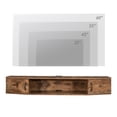 thumbnail image 4 of FITUEYES Floating TV Stand with 2 Doors for TVs up to 55", Brown, 4 of 6