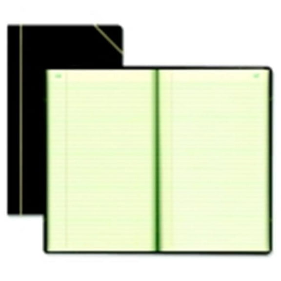 Book With Margin Record Ruled 500 Pages - Black