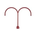 thumbnail image 5 of Millennium Lighting R Series 2-light Metal Post Adapter in Galvanized Gray, 5 of 7