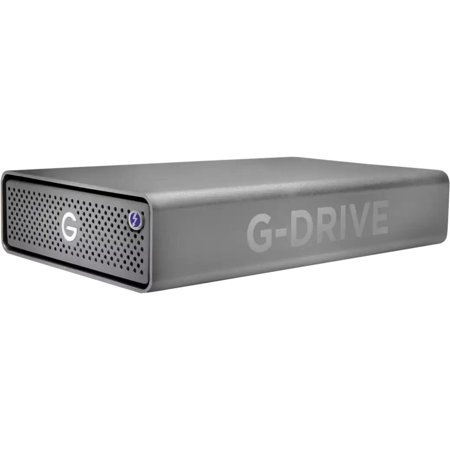 SanDisk G-DRIVE Pro SDPH51J-018T-NBAAD 18 TB Desktop Hard Drive - External - Aluminum, Aluminum