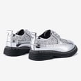 thumbnail image 6 of HXWCHs Versatile Boys Fashion Sneakers for Playful Performances Stylish On Lace Up Shoes with Soft Listed Sole for Everyday Wear 9-9.5 Years Silver, 6 of 8