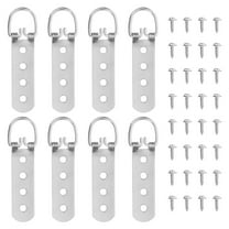 WRITWAA 8Pcs Lightweight Metal Picture Frame Hardware for Stylish and Stable Hanging on Multiple Frame Types