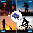thumbnail image 6 of Uxcell Reflective Keychain Tags Reflective Zipper Pull Nylon Keychain High Visibility Blue, 6 of 7