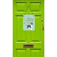 thumbnail image 2 of Carolines Treasures BB7604DS1216 Welcome Friends Black Bull Terrier Wall or Door Hanging Prints 12x16 multicolor, 2 of 2