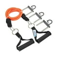 thumbnail image 3 of 3 bandas de resistencia con anclajes de pared y asa para entrenamiento pesado. Banda Naranja, 3 of 9