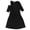 Noir - Noir, variante sur bar III Robe Découpée Ligne A pour Femmes, Noir, TTG