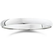 Pompeii 3mm Dome High Polished Wedding Band 950 Platinum (,)