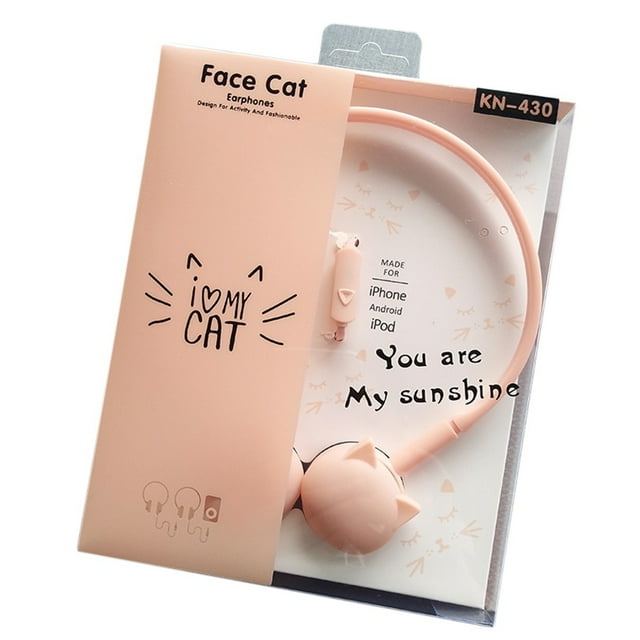 Wired Headset Universal Wired Headphone Stereo Earphones for Mobile Phone Computers Cartoon Headset