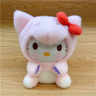 Muñeco de peluche de Sanrio para niños, juguete de 22/25cm con imagen de Anime, Kuromi Mymelody, Cinnamorol, almohada para regaloCinnamorol 6 Fivean Toy model