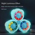 thumbnail image 4 of Black-orangeJuguetes giratorios de frijol mágico Fidget Spinner y rueda mágica, juguete rompecabezas juguetes con la yema del dedo para niños, niñas, adolescentes y adultos, 4 of 4
