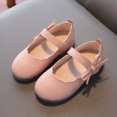 thumbnail image 4 of WXFAZCVU Girls Dress Shoes Flat Bottom School Wedding Party Shoes Kids Footwear Going Out Size 12.5, 4 of 4