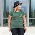 thumbnail image 4 of Peanuts - St. Patrick's Woodstock Clover - Women's Short Sleeve Graphic T-Shirt, 4 of 6