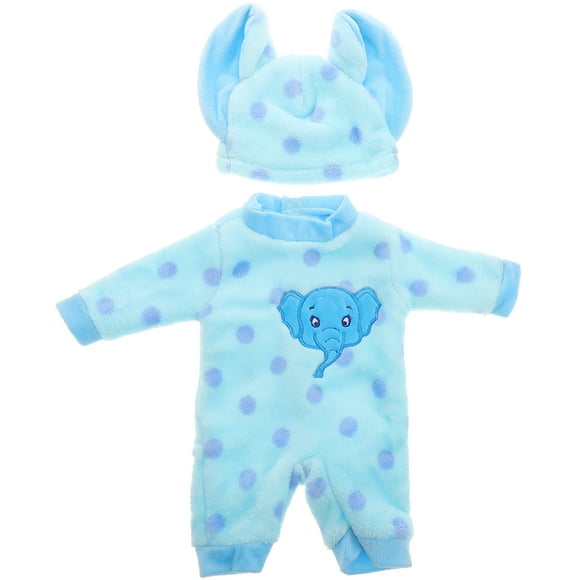 1 juego de disfraz reutilizable para muñecas de 18 pulgadas, adorable pijama de felpa resistente al desgaste, ropa bonita para muñecas, disfraz compacto para muñecas