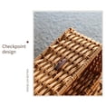 thumbnail image 6 of Ywmsfl Easy Install Tissue Box Imitation Rattan Woven Rectangular Living Room Paper Towel Holder Napkin Dispenser, 6 of 11