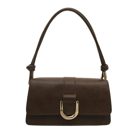 Elegant Shoulder Bag PU Crossbody Purse Satchel For Office Shopping Or Social Event With Adjustable Strap