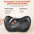 thumbnail image 3 of Neck Massage Pillow Electric Massager With 8 Massage Balls Heating Thermal Kneading Back Shiatsu Massager Deep Shoulder Massager, 3 of 5