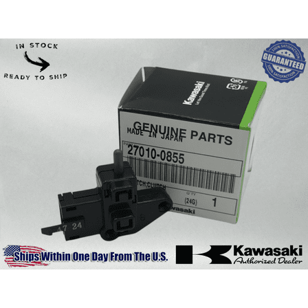 Kawasaki Genuine OEM Authentic 2018-23 NINJA 400 ABS CLUTCH SWITCH 27010-0855
