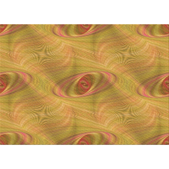 Ahgly Company Indoor Rectangle Patterned Sedona Brown Area Rugs, 8' x 10'