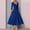 Blue, variant on Prom Dresses 2024 A Line Mother Of The Bride Dress Wedding Guest Vintage Plus Size Elegant V Neck Tea Length Satin 1/2 Length Sleeve with Pleats Dresses for Women 2024 Black XL