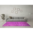 thumbnail image 3 of Ahgly Company Indoor Square Oriental Pink Industrial Area Rugs, 8' Square, 3 of 4